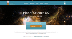 Desktop Screenshot of pintofscience.us